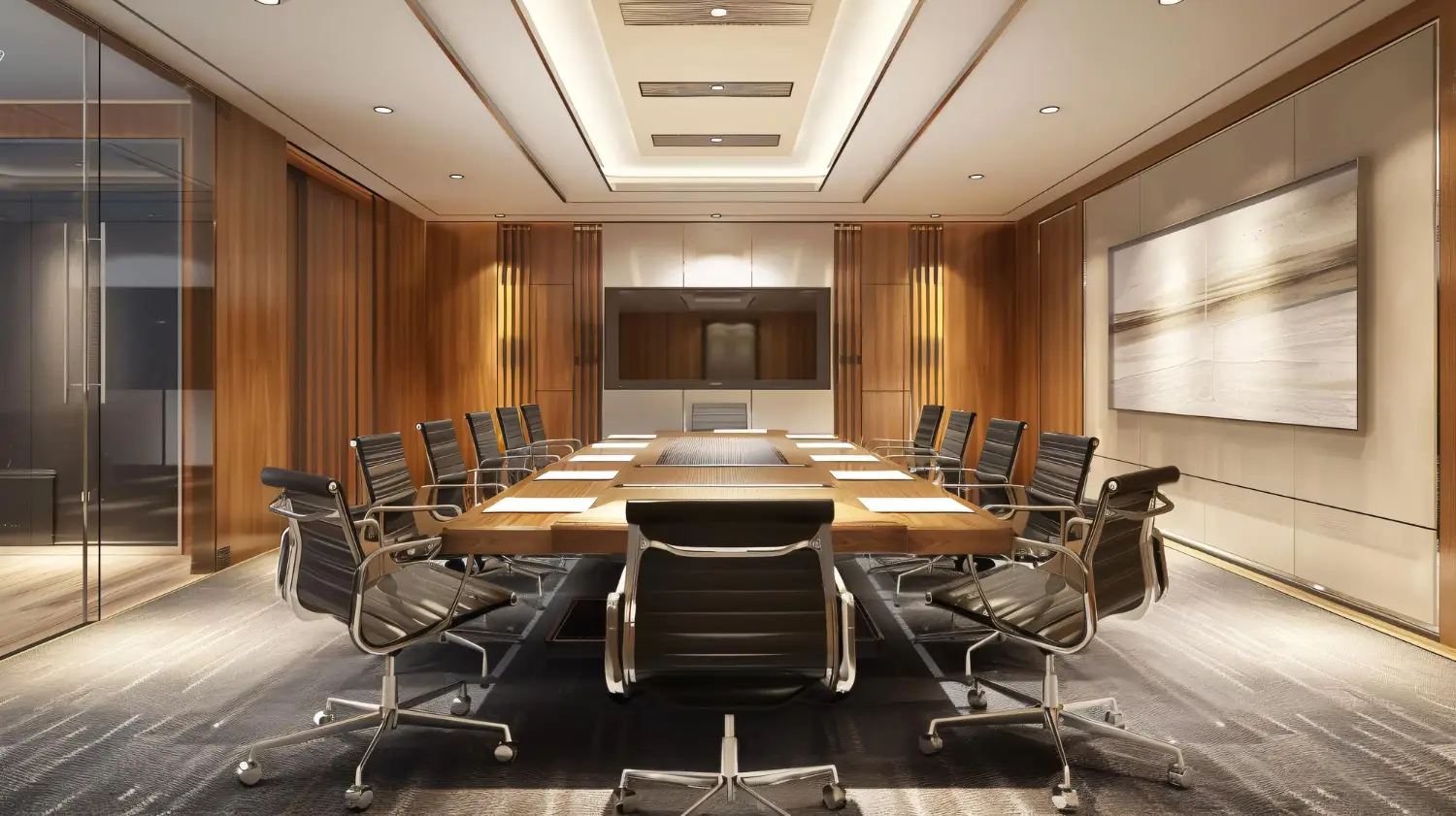 Sala de reunião do escritório de advocacia